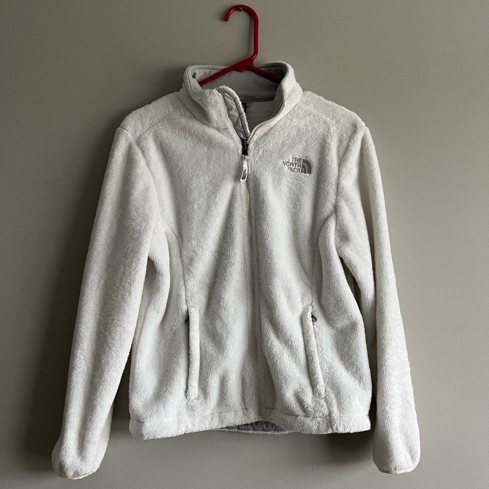 The North Face Osito Fleece Jacket in White. Women’s Small